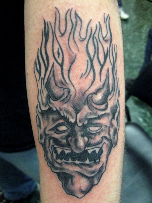 Evil Monster Tattoo