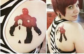 Iron Man Tattoo For Girl