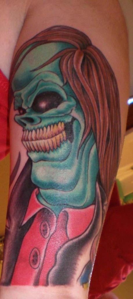green Monster Tattoo