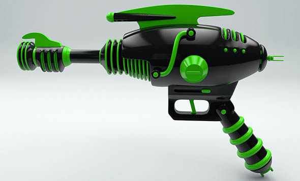 High Poly Alien Gun