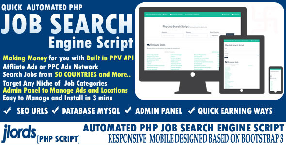 Automated Job Search Engine Script