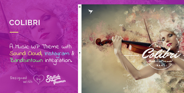 Colibri WP Theme for Busy Musicians