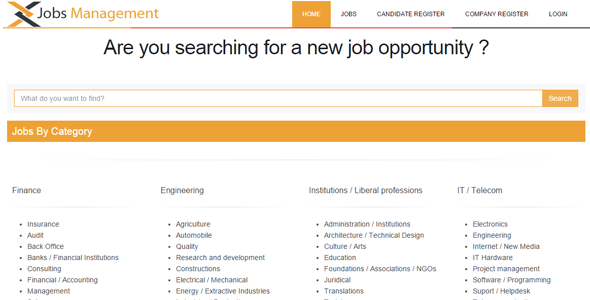 Jobs Management