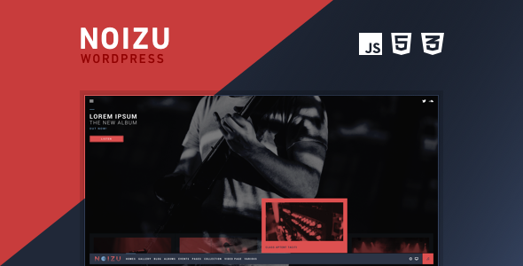 Noizu Wp Full Screen Music Theme
