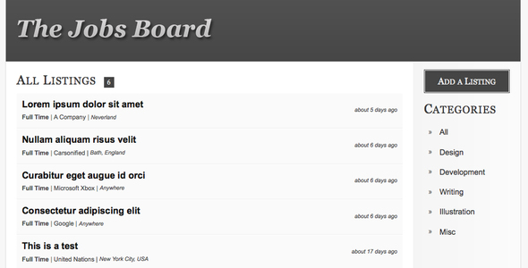 The Jobs Board