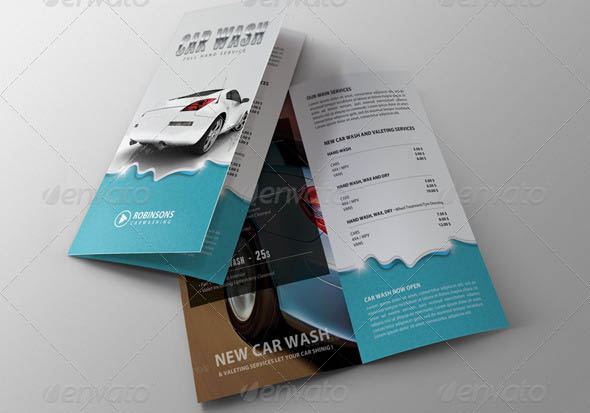 Car Wash Bifold Brochure 02