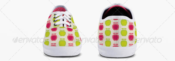 Classic Sneakers Shoes Mock-up