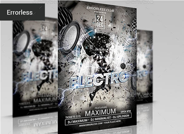 Electro Flyer Template
