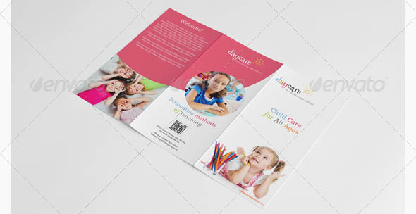 Kids Center Trifold Brochure