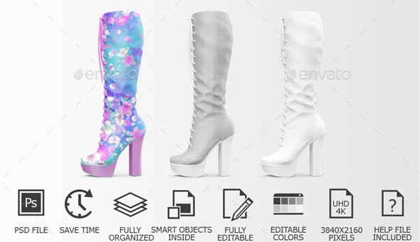 Shoes Mockup Woman Shoes Mockup Edition