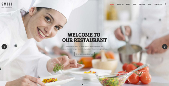 Smell Food Restaurant Multipurpose WordPress Theme