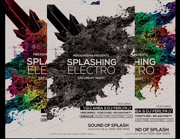 Splashing Electro Flyer