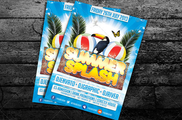 Summer Splash Club Flyer