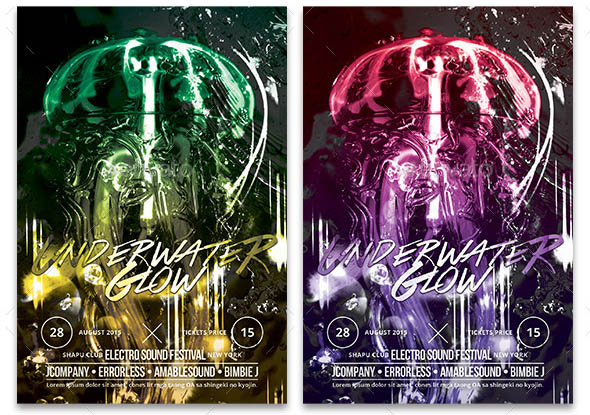 Underwater Glow Flyer