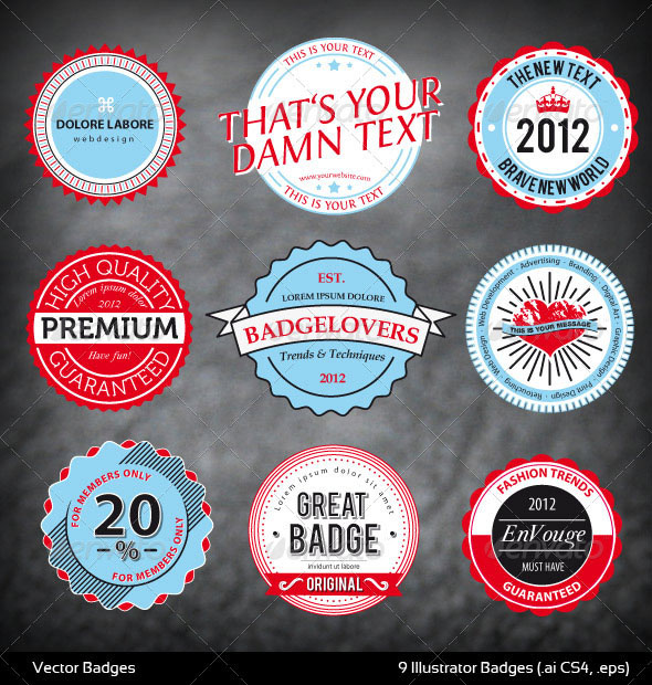 Vector Badges