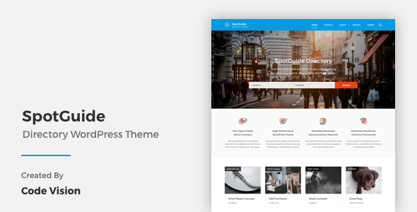 High Performance Directory WordPress Theme