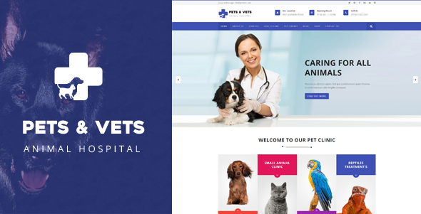 Veterinary Hospital Business WordPress Theme