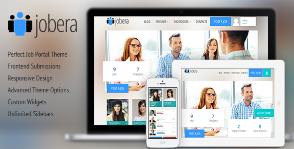 Jobera Job Portal WordPress Theme