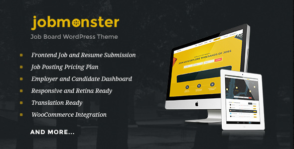 Jobmonster Job Board WordPress Theme