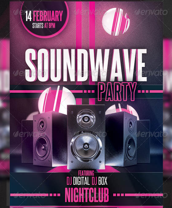 Soundwave Flyer Template