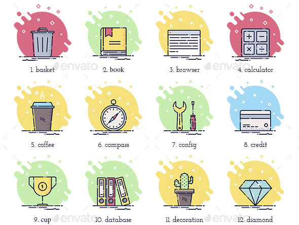 100 Office Business Icons