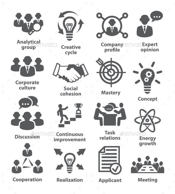 Business Management Icons