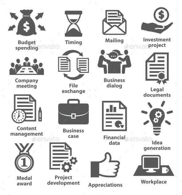Business Project Planning Icons