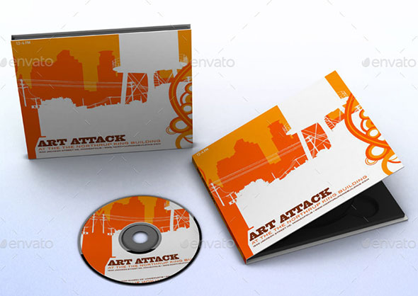 CD Case Disc Mock-ups
