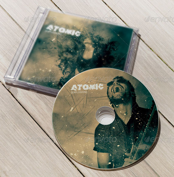 CD Realistic Mockup