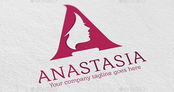 Anastasia Woman Letter A Logo