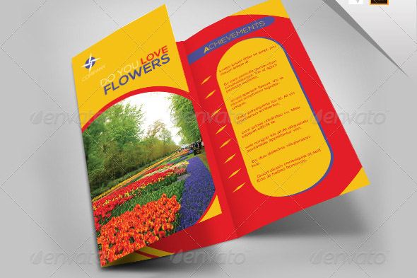Flower Trifold Business Brochure