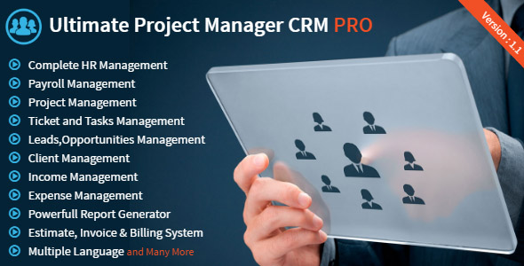 Ultimate Project Manager CRM PRO