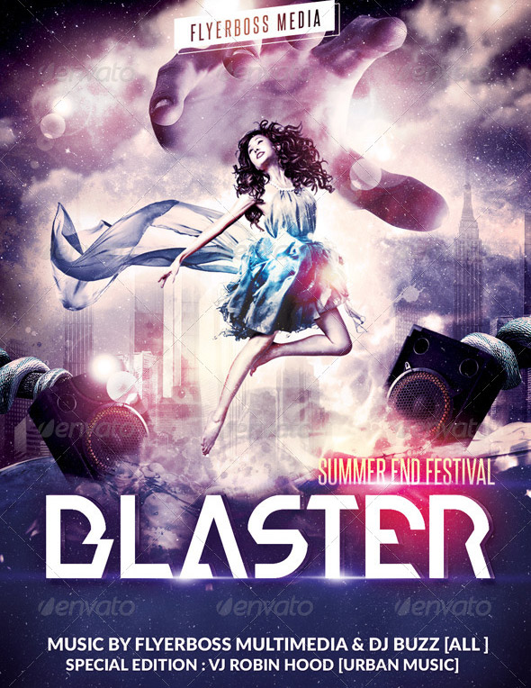 Blaster Music Flyer