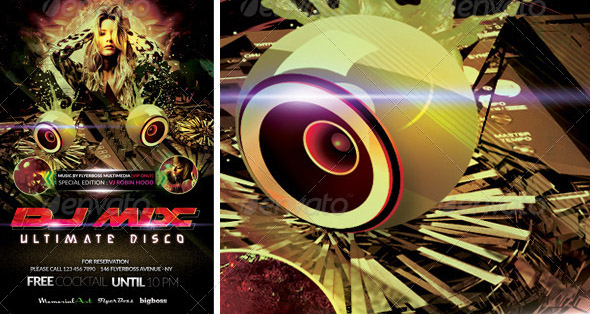 Disco Party Flyer