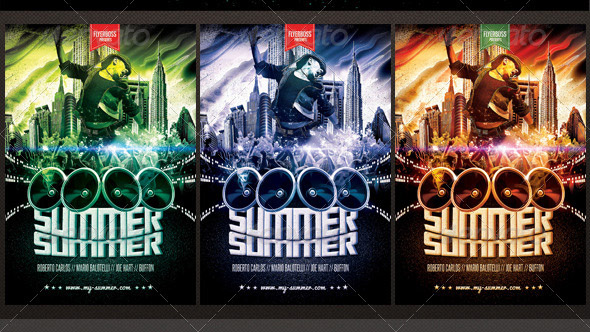 Hot Summer Party Flyer