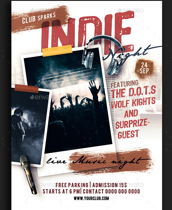 indie-night-party-flyer