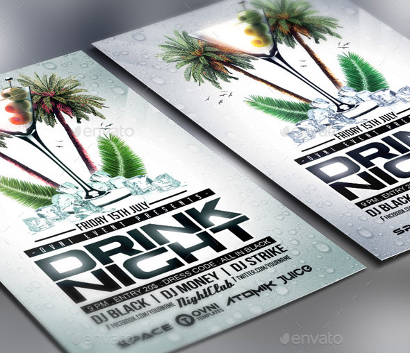 summer-drink-cocktail-night-flyer-template