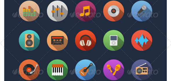 music-flat-icons