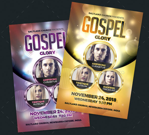 church-gospel-glory-flyer