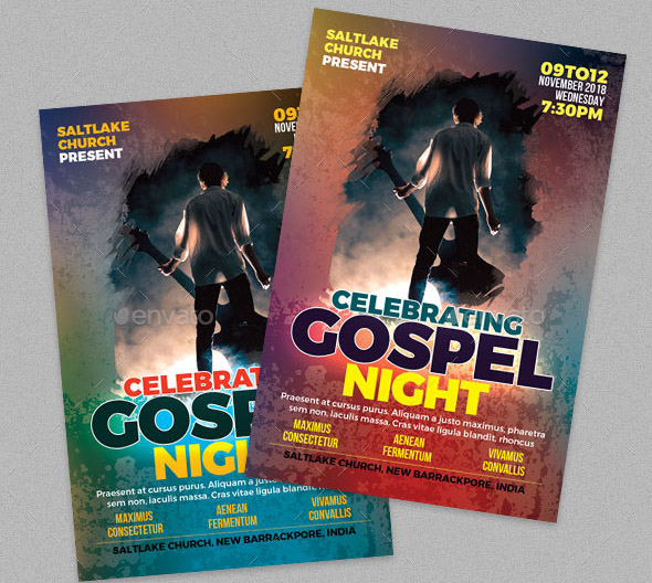 gospel-night-church-flyer