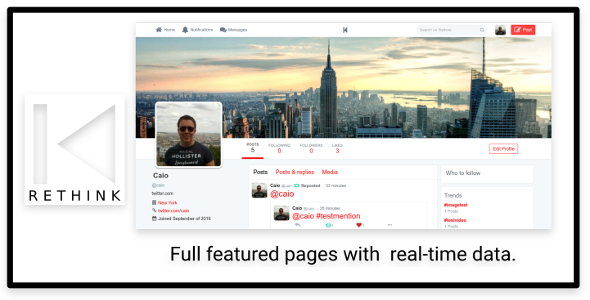 Social Network Application Based on Twitter