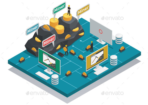 21-cool-cryptocurrency-illustration-graphic-templates